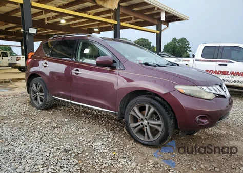 2009 Nissan Murano S z USA, uszkodzony, nr VIN JN8AZ18U59W017138